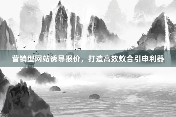营销型网站诱导报价，打造高效蚁合引申利器